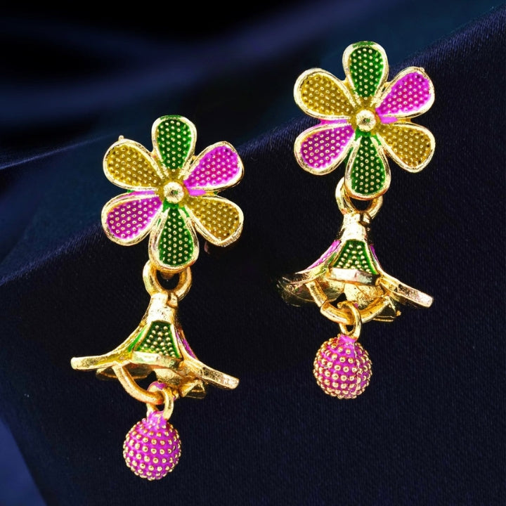 Shahi Combo of 12 Designer Jhumkas with Sandesh Patra(Scroller) and 2 Free Gifts