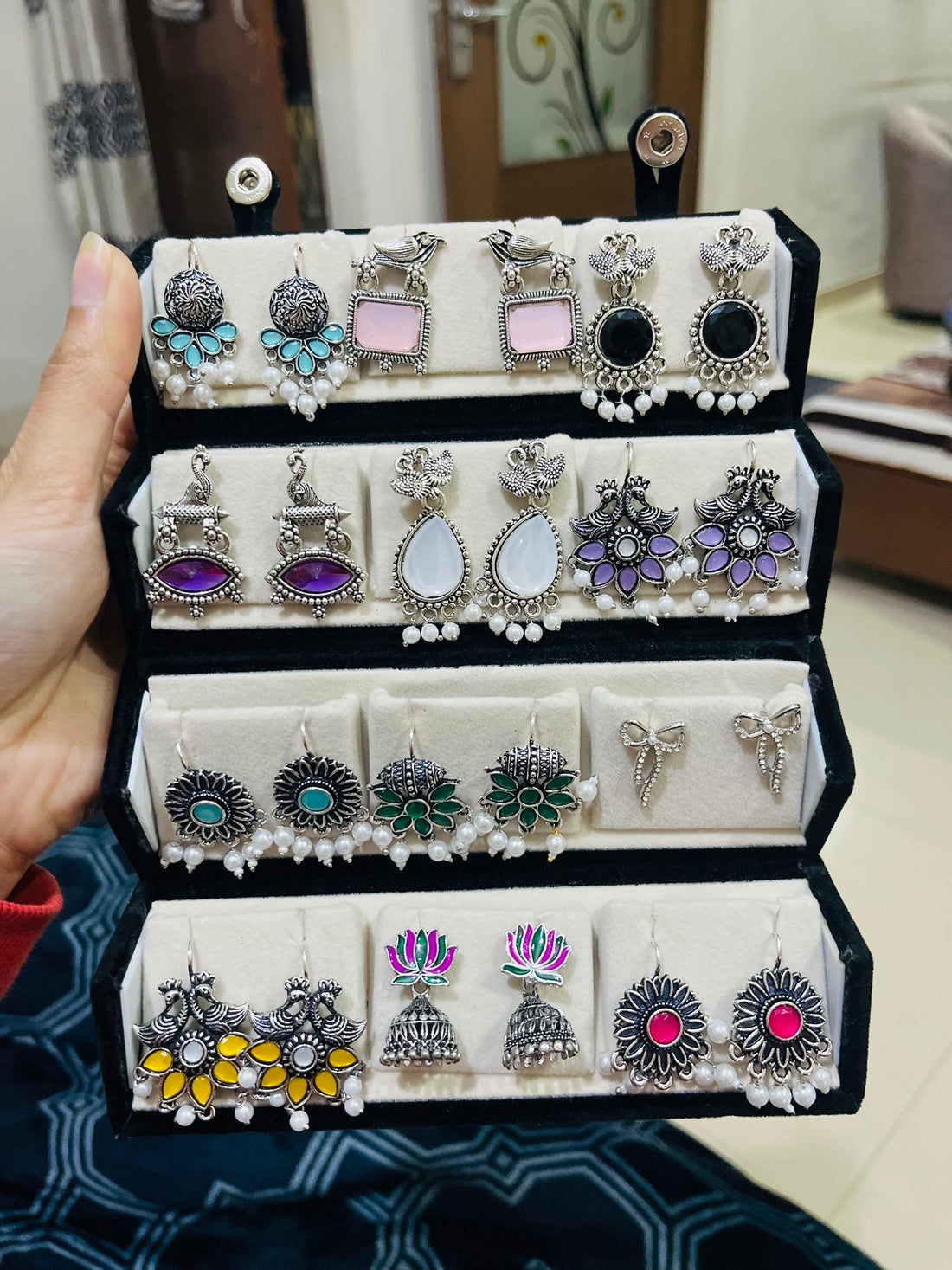 Antique jhumka box ( pack of 16)
