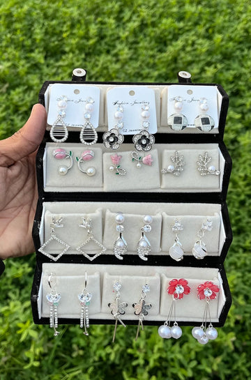 Shingar Earrnigs + Box pack of 12